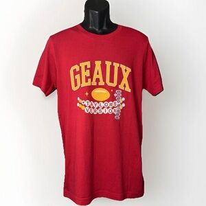 Kansas City Chiefs Taylor Swift Geaux Super Bowl Taylor’s Version Red Tee Sz M